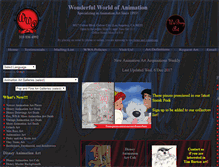 Tablet Screenshot of animationartgallery.com